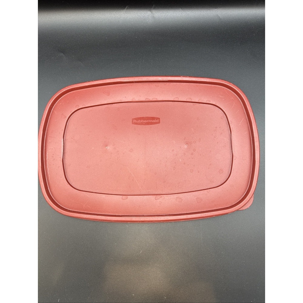 Rubbermaid 7J75 Replacement Red Lid 16 x 10 3/4 Inch Rectangle